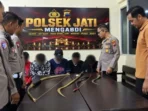 Geng Remaja Pamer Sajam di Medsos Diamankan Polsek Jati Kudus